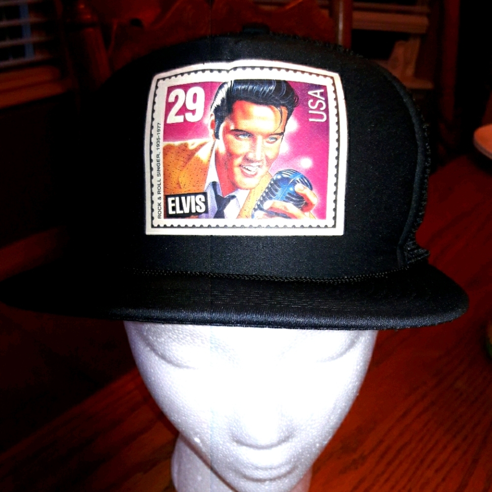 ☆ Elvis Presley Stamp Hat - Picture 1 of 4
